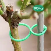 100pcs Garden Vine Strapping Clips Plant Bundled Buckle Ring Holder Tomato