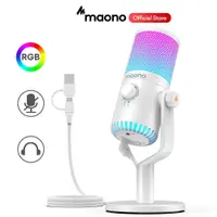 在飛比找蝦皮購物優惠-✱Maono DM30 RGB 遊戲麥克風USB麥克風電容麥