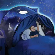 Bed Mosquito Net Bed Canopy Children's Starry Dream Tent Bed Folding Light-blocking Tent Indoor Dream Decoration Space Adventure