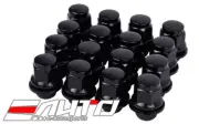 16pc MAG 37mm Black Lug Nut 12x1.5 M12 P1.5 21HEX For Mitsubishi OEM Wheel (for: Mitsubishi)