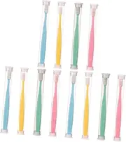 Anneome 3sets Soft Toothbrush Micro-nano Manual Brush Extra Gentle Bristles Oral Care Toothbrush for Adults Boys and Girls Tongue Cleaning Included 4pcs*3