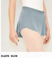 Bullet Pointe Pull on Dance Skirt - Slate Color - Ladies Medium - NWT