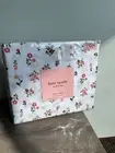 Kate Spade New York 100% Cotton Percale Flowers 4 Pc Queen Sheet Set. New!