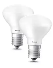 E17 R14 LED Bulb Dimmable 4W(40W 2 Count (Pack of 1) Soft White 2700k