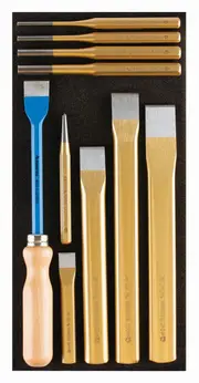 Rennsteig REN10 - Chisel Set 10 Piece Foam Tray