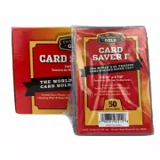 Cardboard Gold Card Saver 1 Card Holder for PSA/BGS Graded Card Submissions-Pack