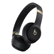 Beats Solo 4 Wireless On-Ear Headphones - Black & Gold