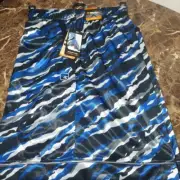 NEW And1 Mens Basketball Gym Workout Shorts Blue Camo Shorts 3XL New And1 Mens