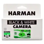 Ilford HP5 Plus B&W Single Use Disposable 35mm Camera with Flash, 27 Exposures
