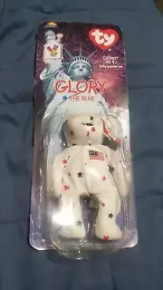 McDonalds International Rare 1997 * 1993 Retired Glory The Bear Beanie Baby