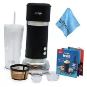 Iced Coffee Maker, Single Serve Hot and Cold Coffee Maker with 22 ounce