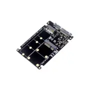 2.5 Inch SATA3.0 6Gbps To M.2 MSATA SSD Adapter B+M Key Riser Expansion Card