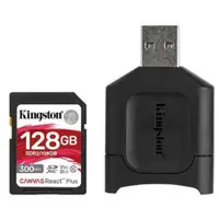 在飛比找蝦皮購物優惠-送高速讀卡機 Kingston 金士頓 SDXC 128GB