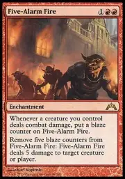 1x Five-Alarm Fire Gatecrash MtG Magic Red Rare 1 x1 Card Cards