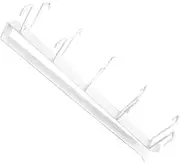 Cabilock Iron Hanger Punch Kitchen Storage Hook with Double Rows for Mugs Utensils Easy Installation for Home Bar Organization