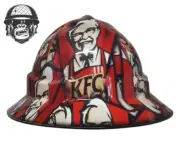 Custom Hydrographic Safety Hard Hat KFC PRO CHOICE WIDE BRIM