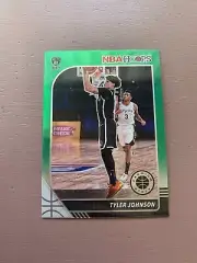2019-20 Tyler Johnson Nba Hoops Premium Green Prizm Brooklyn Nets