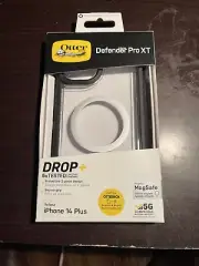 OtterBox Defender Pro XT Series Case iPhone 14 Plus with MagSafe Black Clear New
