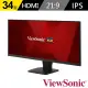 【ViewSonic 優派】VA3456-MHDJ 34型 IPS WQHD 21:9 60Hz 護眼電腦螢幕(內建喇叭/可旋轉/升降腳架/4ms)