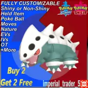 Pokémon Sword and Shield ✨ Shiny Lairon ✨ W/ Best 6IV Customizable