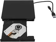 OSALADI USB DVD Drive Burner for Laptop External Cd Player Type-c Portable DVD Desktop Computer Cd Drive for Music Movies