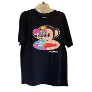 NWT Paul Frank Black T-Shirt Men's Size Large Retro Y2K Monkey