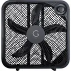 Genesis 20" Box Fan 3 Settings Max Cooling Technology Carry Handle Black G20B...