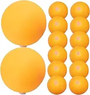 Elastic Soft Shaft Pong Balls for Training Machine 60pcs Plastic Balls Perforations Table Tennis Exercise