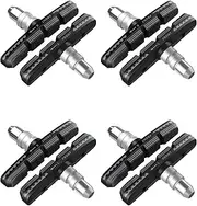AGPTEK Bike Brake Pads, V-Brake Pads, 70mm Brake Blocks Set for Front and Back Wheel, Mountain Bicycle Disc Brakes, No Noise No Skid