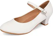 Asyusyu Character Shoes for Women Dance Shoes,Stylish Ankle Strap Heels for Ballroom,Salsa,Tango