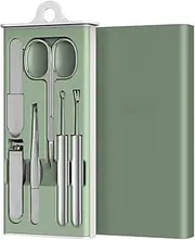 Nail Clippers Nail kit Manicure Set, 6Pcs Manicure Set Professional Nail Cutter Stainless SteelPedicure Sets Eyebrow Clipper File Beauty Tools(Style 2)