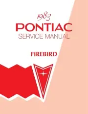 1983 Pontiac Firebird Chassis & Body Service Manual