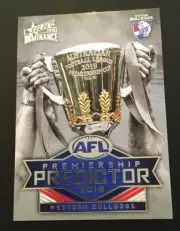 2019 AFL Select Dominance SILVER PREMIERSHIP PREDICTOR WESTERN BULLDOGS 040/175