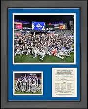 Framed Los Angeles Dodgers 2024 World Series Champions 11"x14" Baseball Three Photo Collage