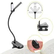 Reading Light Book Lamp 14 LED Clip On Rechargeable Flexible Travel Night Light