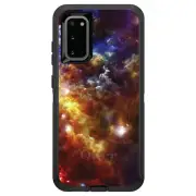 OtterBox Defender for Galaxy S (Choose Model) Red Yellow Blue Rosette Nebula