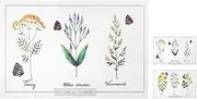 Set of 12 Tovagliette Botanic in PVC Assortite cm 45 x 30 cm