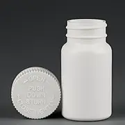 HDPE Pill Container Bottle 150-mL | Empty Medicine Bottles with Child-Resistant Cap | Pack of 50 | Moisture-Resistant, BPA-Free, Durable Plastic Storage Bottles