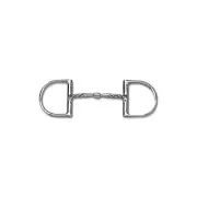 Myler Bits Myler SS 3 3/4 Dee Twisted Comfort Snaffle