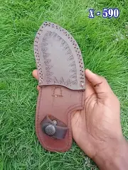EDC Handmade Fixed Blade Leather Knife Sheath Holster Blade Cover X590