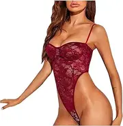 [Generic] Lingerie Plus Jumpsuit Lingerie Sexy Women and Lingerie with Garter Belts Panty Set Bra Sets Women's Chemises & Negligees