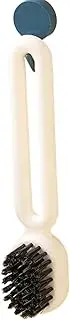 [Generic] Liquid Shoe Brush - Integrated Liquid Cleaning Brush, Ergonomic Grip Bristles Shoes Brush | Multi-Purpose Footwear Washing Tool, Compact Portable Shoes Scrubber for Daily Shoe Maintenance Kitchen Use