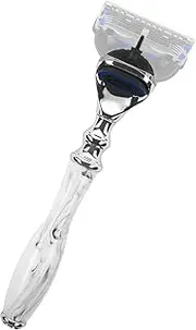 Linkidea Razor Handle, Men's Shaving Razor Replacement Handle Compatible with Fusion 5 Proshield & Proglide Blade Refill