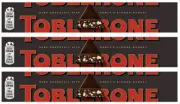 3 TOBLERONE BLACK Dark Swiss Chocolate with Honey & Almond Nougat 100g 3.5oz