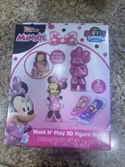 Disney Minnie Mouse Cra Z Art Softee Dough Mold n Play 3D Figure Maker