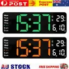 13"Large Digital Big Jumbo LED Wall Desk Clock Display With Temperature Calendar