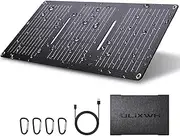 21W Portable Solar Panel, Foldable Solar Panel Charger(5V/3A), IP67 Waterproof for Camping, Hiking, Backpacking, Ultra-Fast Solar Phone Charger with Dual USB Ports for iPhone, iPad, Power Bank