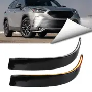 Switchback LED Front Bumper Fog Light Daytime Running Lamp Dynamic Sequential...