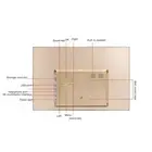 15.2in Digital Photo Frame Ultra Thin Digital Picture Frame 1280x800 Resolut Fit
