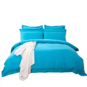 Light Blue Tailored 1000TC Duvet Doona Cover Set Various Size